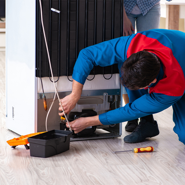 how much do you charge for refrigerator repair services in Williamsville IL